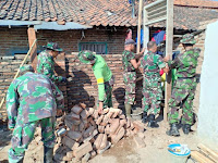 Progres Renovasi Rumah Mbah Kalimah Bumiayu Brebes, Pasang Dinding