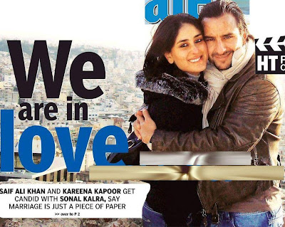 Latest Hot Wallpaper Pics Photoshoot by Bollywood Best Couple Jodi Saif Ali Khan Kareena Kapoor Bebo