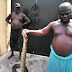 Photos Of Large Snake Killed In Okota, Lagos