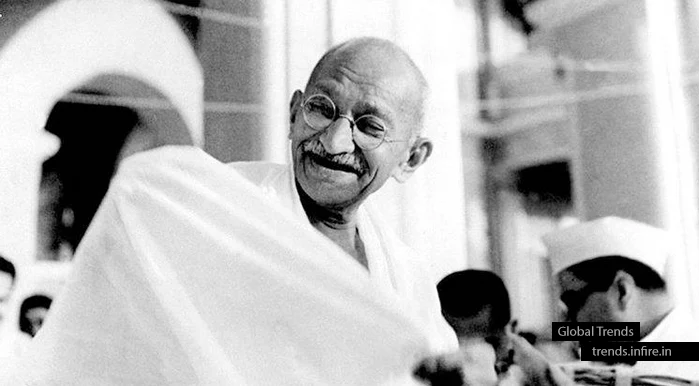 Mahatma Gandhi, the Father of the Nation of India