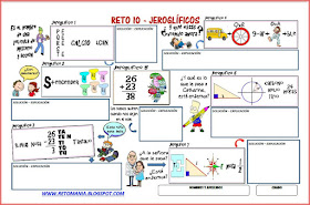 Jeroglífico, Jeroglíficos, Jeroglíficos escolares, Jeroglíficos con solución, Jeroglíficos para niños, Jeroglíficos para estudiantes, Retos Matemáticos, Desafíos matemáticos, Problemas matemáticos