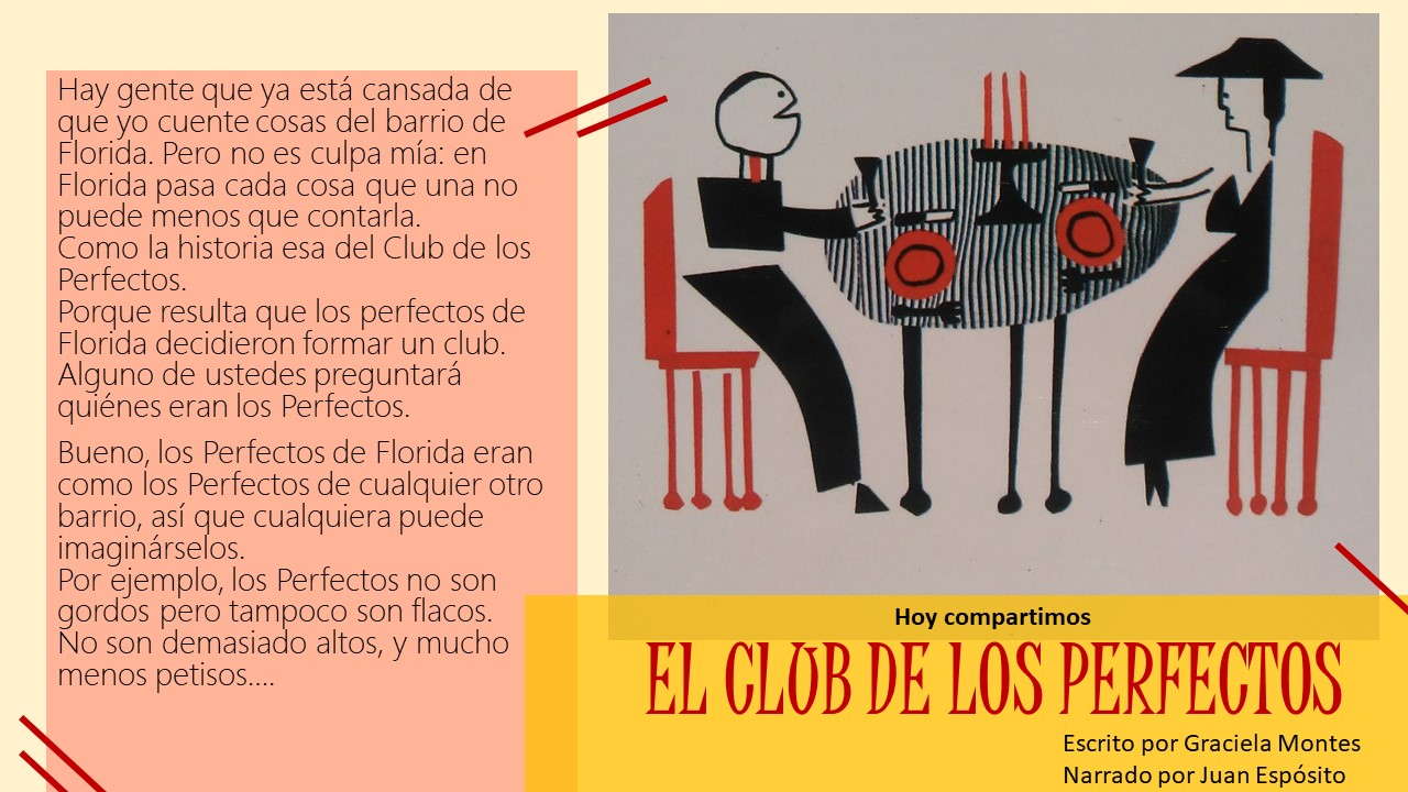 Biblioteca Baldomero Fernández Moreno: "El club de los perfectos" de