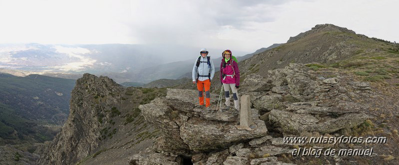 Almirez - La Cumbre - Cruz del Pescadero - Piedra Horadada - Tajo de la Querencia - Tajo de la Cruz