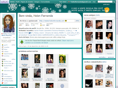 Tema de Natal do orkut