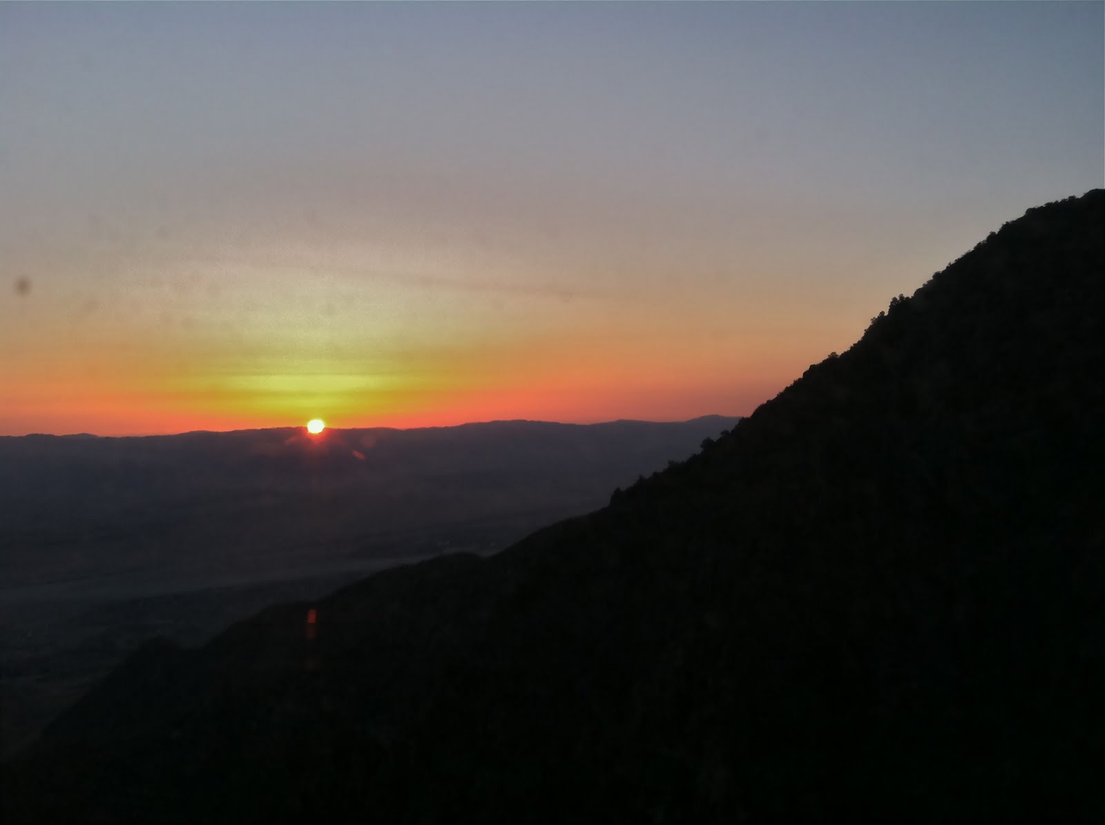 Sunrise from Mountain