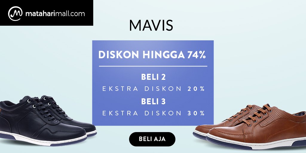 MatahariMall - Promo Produk MAVIS Dapatkan Diskon s.d 74% & Ekstra s.d 30% 