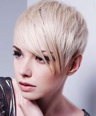 Layered Bangs Short Hair Style 2013