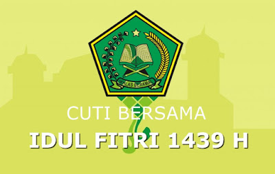 cuti bersama pns kemenag idul fitri 1439 h