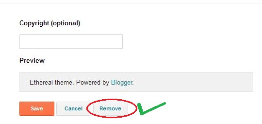 powered by blogger attribution remove theih