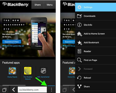 Langkah Mudah Menjalankan Private Browsing Di BlackBerry 