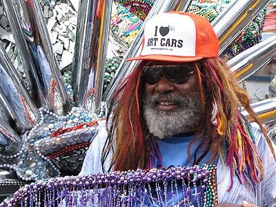 George Clinton and the Atomic Dog Art Car
