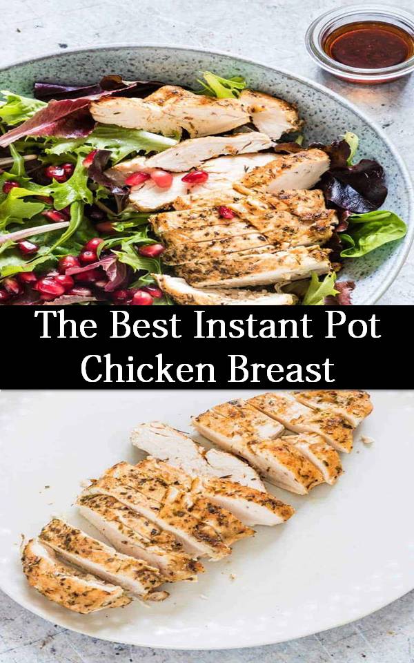 The Best Instant Pot Chicken Breast Recipe {Using Fresh Or Frozen Chicken} Looking for the best Instant Pot chicken breast recipe? You’ve found it. This method produces flavourful, tender, perfect chicken breasts using fresh or frozen chicken. Excellent for meal prep and make-ahead meal solutions. INGREDIENTS 1 tsp dried mixed herbs (or Italian seasoning) 1/2 tsp paprika 1/2 tsp ground coriander 1/2 tsp ground ginger 1/2 tsp ground garlic Salt Ground black pepper 180 ml chicken stock divided 2 tbsp olive oil divided 500 g (3) skinless boneless chicken breast fillets UK Measures - **Convert to US Measures** INSTRUCTIONS In a small bowl mix together the mixed herbs (or Italian seasoning), paprika, coriander, ginger, garlic, salt, pepper, 1 tbsp olive oil and 2 tbsp. chicken stock into a paste. Put the chicken breasts in a bowl and coat the fillets in the paste. Select the sauté setting of the Instant Pot, add in the oil into the instant pot insert and when hot brown the chicken fillets on both sides (about 2 mins on either side). Remove the chicken fillets from the Instant Pot insert, and set aside on a plate. Add the remaining 2/3rds cup of chicken stock into the Instant Pot insert, and scrape any bits stuck to the bottom of the pot from frying with a silicon or wooden spoon. Place the trivet inside before adding the chicken fillets on top of the trivet. Cover your Instant Pot and set the valve to the SEALING position. Select the manual or pressure cook button (dependent upon IP model), select high pressure and set the timer to 5 mins.  Let the steam release naturally for about 8 mins (10 mins for thicker chicken breasts) before quick releasing then opening.
