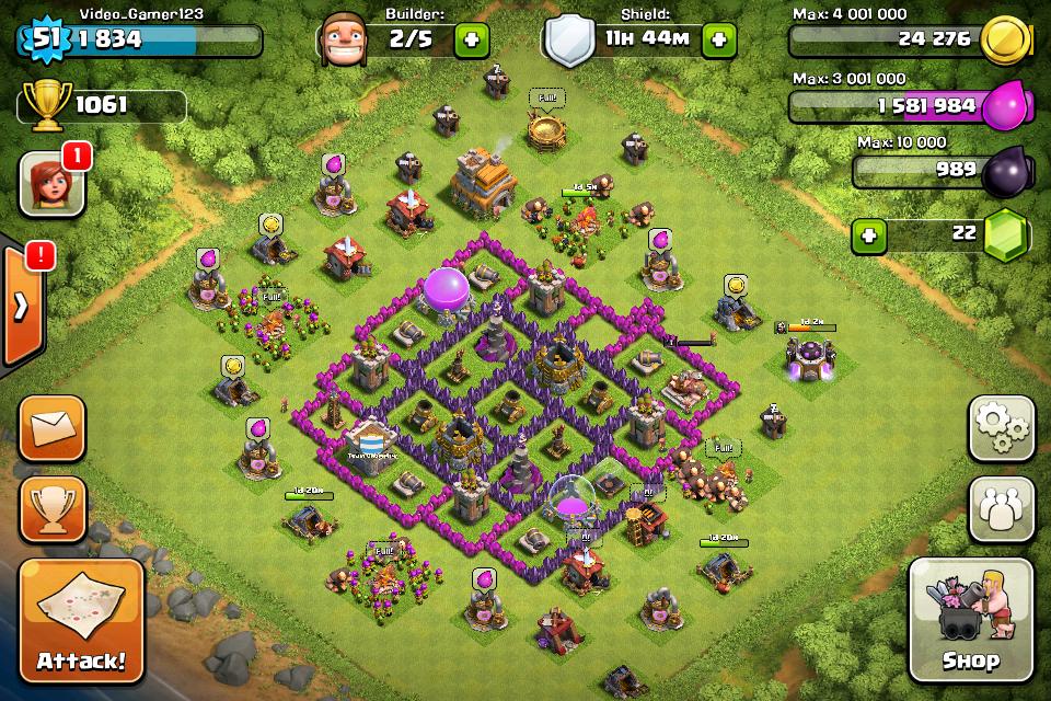 Town Hall 7 Farming Bases  Clash Of Clans