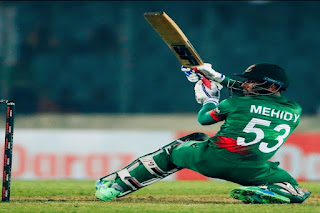 Mehdi Hasan became the wall, hit a brilliant six
