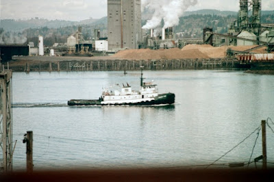 Tugboat Stacey Foss at Rainier, Oregon in Summer 2002