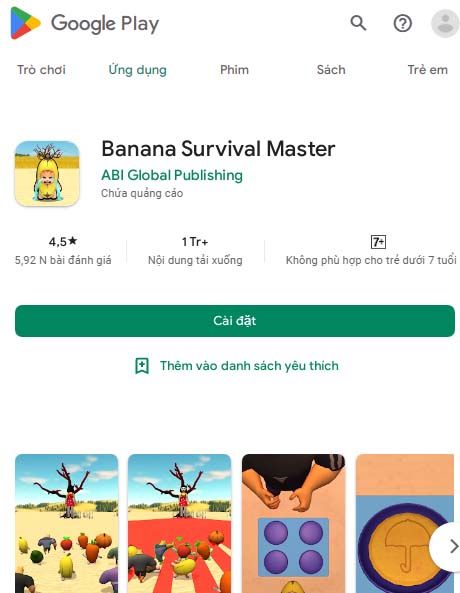 Banana Survival Master -game sinh tồn 3D cho Android a1