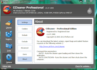 CCleaner Professional Edition v3.27.1900