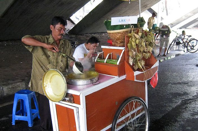 Pedagang Laksa Bogor