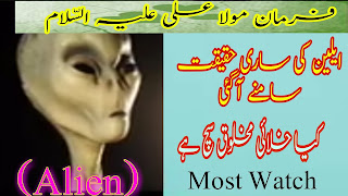 Kia Alien Sach me his | Alien Ki Haqeeqat | Farman e Mola Ali a.s | Urdu | Paigham e Nijat