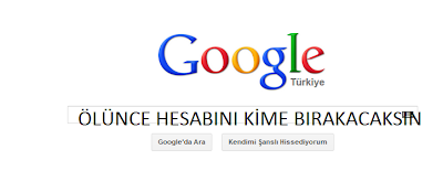 vasiyetimdir google hesabımı