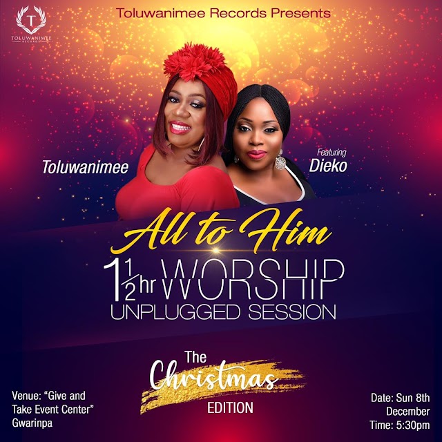 EVENT: Toluwanimee is set to kick of bi-Monthly Unplugged worship session ~ @toluwanimee