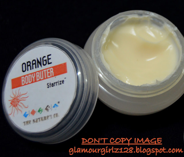 Free sample of Orange body butter by The Nature's Co.