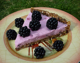 No-Bake Blackberry Tart