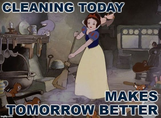 Cleaning Today Makes Tomorrow Better