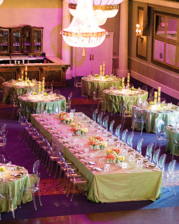  to weddings and seeing the same old style of seating all round tables 