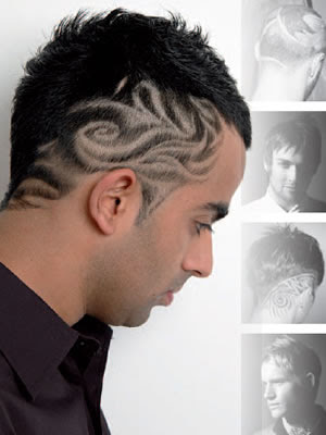 Doing a hair tattoo needs artistic skills and some well designed hair 