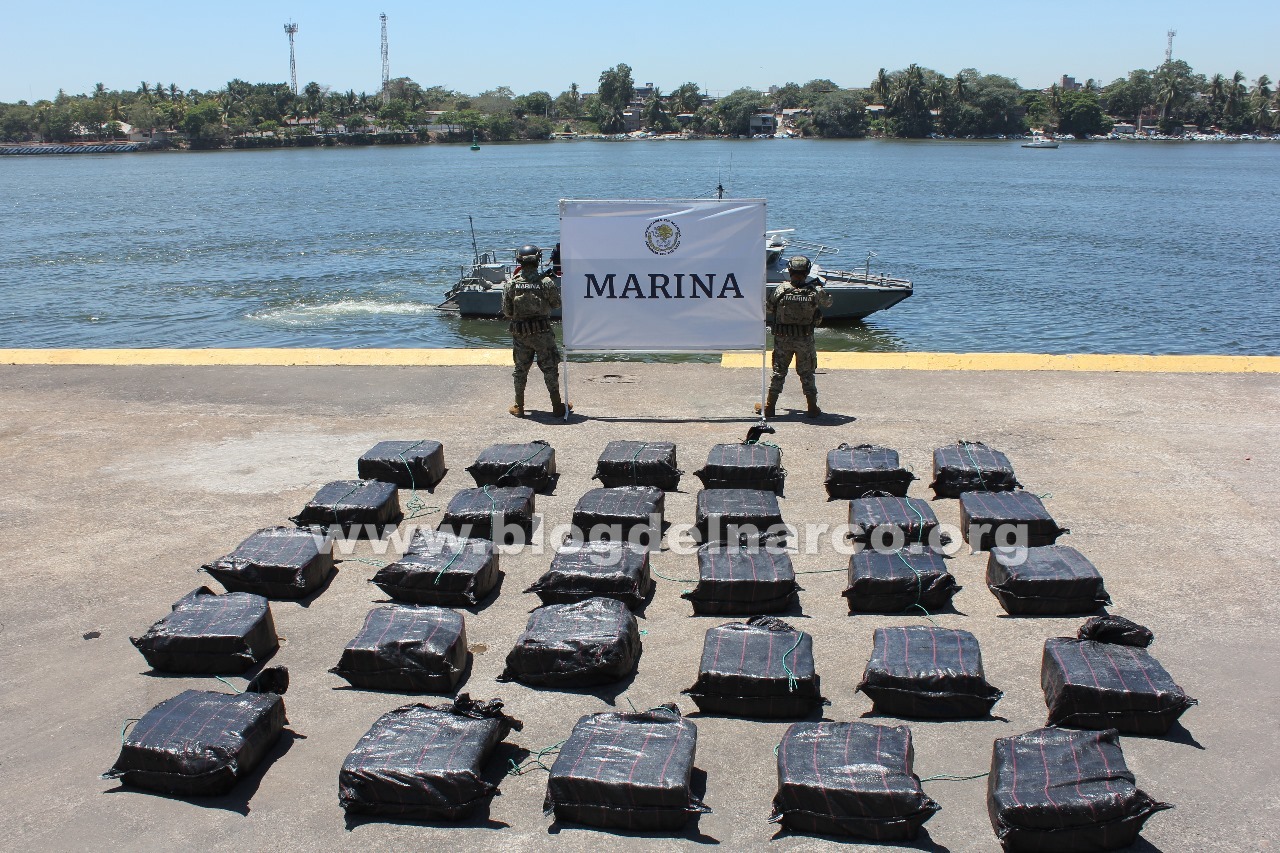 Siguen dando golpes a Carteles en Michoacán, MARINOS aseguraron casi dos toneladas de Cocaína en Lázaro Cárdenas