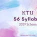 KTU S6 Syllabus 2019 New Scheme All branches