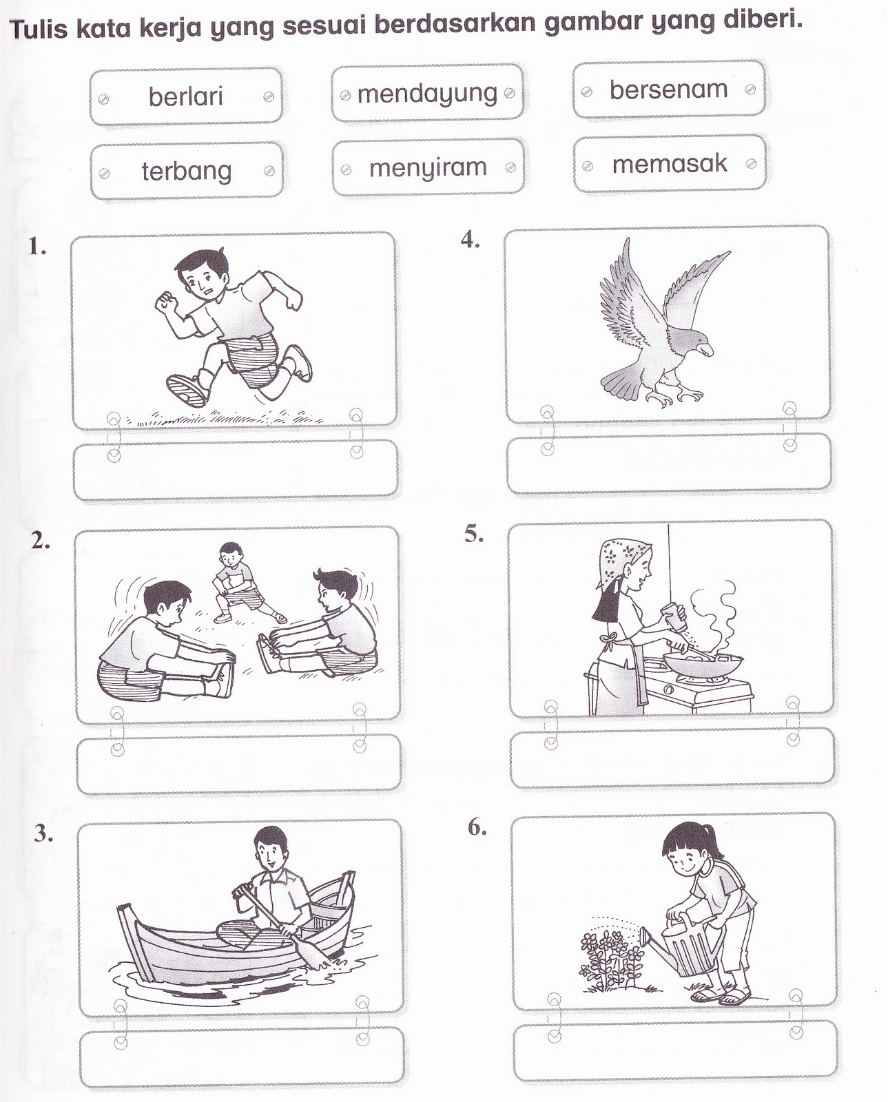 KSSR Bahasa Malaysia Tahun 1: Latihan (1)