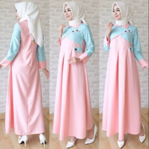 Pilihan Model Baju Gamis Terbaru Kebaya Paling Trend Tahun Ini - Model gamis terbaru