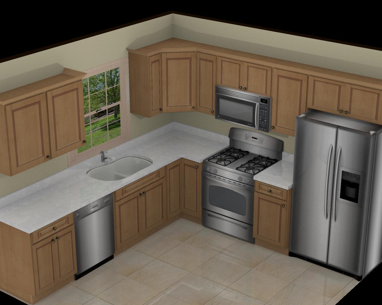 Foundation Dezin Decor 3D Kitchen Model Design 