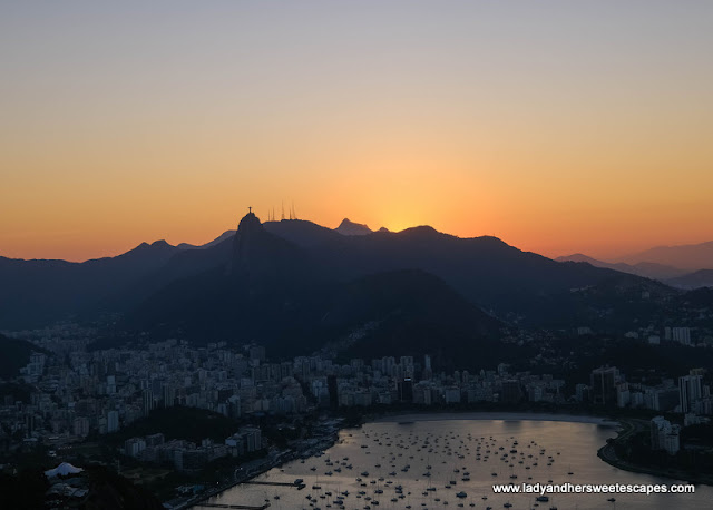 Sunset in Sugarloaf Rio de Janeiro