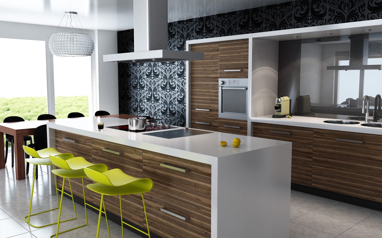 Desain Dapur Modern Mewah Dan Elegant 01