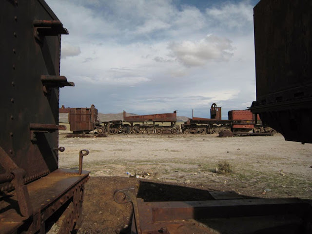 El Cementerio de Trenes en Bolivia