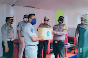 Dir Lantas Polda Sulut Cek Pos Yan Ops Ketupat Polres Minsel di Perbatasan Kabupaten