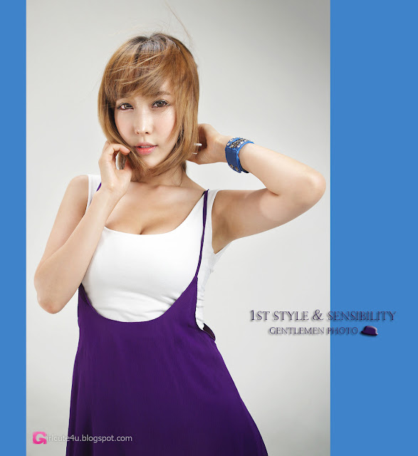 1 Im Min Young - White and Purple-Very cute asian girl - girlcute4u.blogspot.com