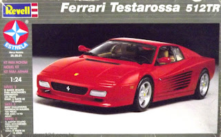 Ferrari Testarossa 512tr - Kit Revell 1/24 - Estrela