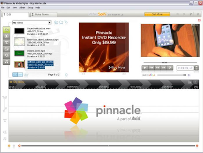 software edit film gratis Pinnacle VideoSpin