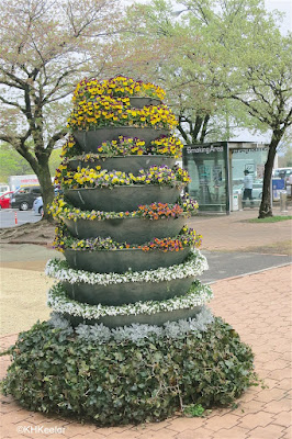 flower display, Japan