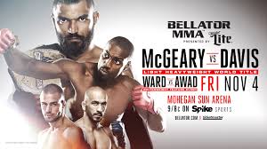 NMA- Bellator 163 McGeary vs Davis Live Streaming Free