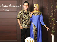 Model Gamis Batik Kombinasi Model Baju Batik Couple Terbaru 2019