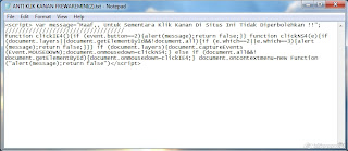 SCRIPT ANTI KLIK KANAN