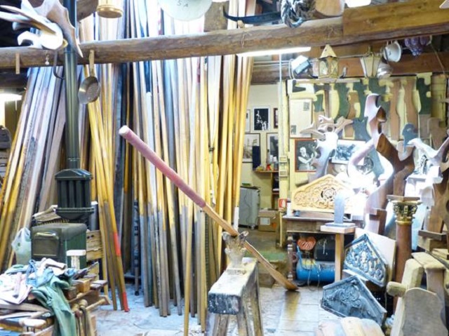 Inside Paolo Brandolisio's workshop in Castello