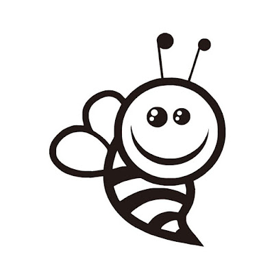 bee clipart outline 