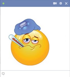 Facebook Sick Emoticon