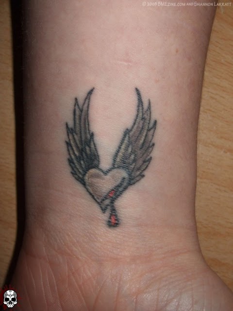 Angel Wings Wrist Tattoo | Fresh Tattoo Ideas